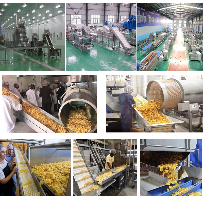potato chips productione line